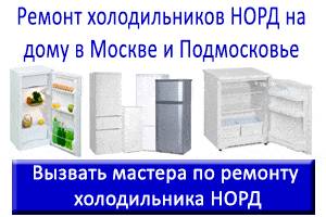 Ремонт холодильников Норд на дому в Москве и Подмосковье