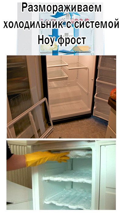  Как разморозить холодильник с системой Ноу фрост